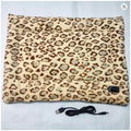 Waterproof USB Pet Heating Pad Heated Mat Blanket Electric Soft Adjustable Temperature Plush for Puppies, Small Dogs & Cats.