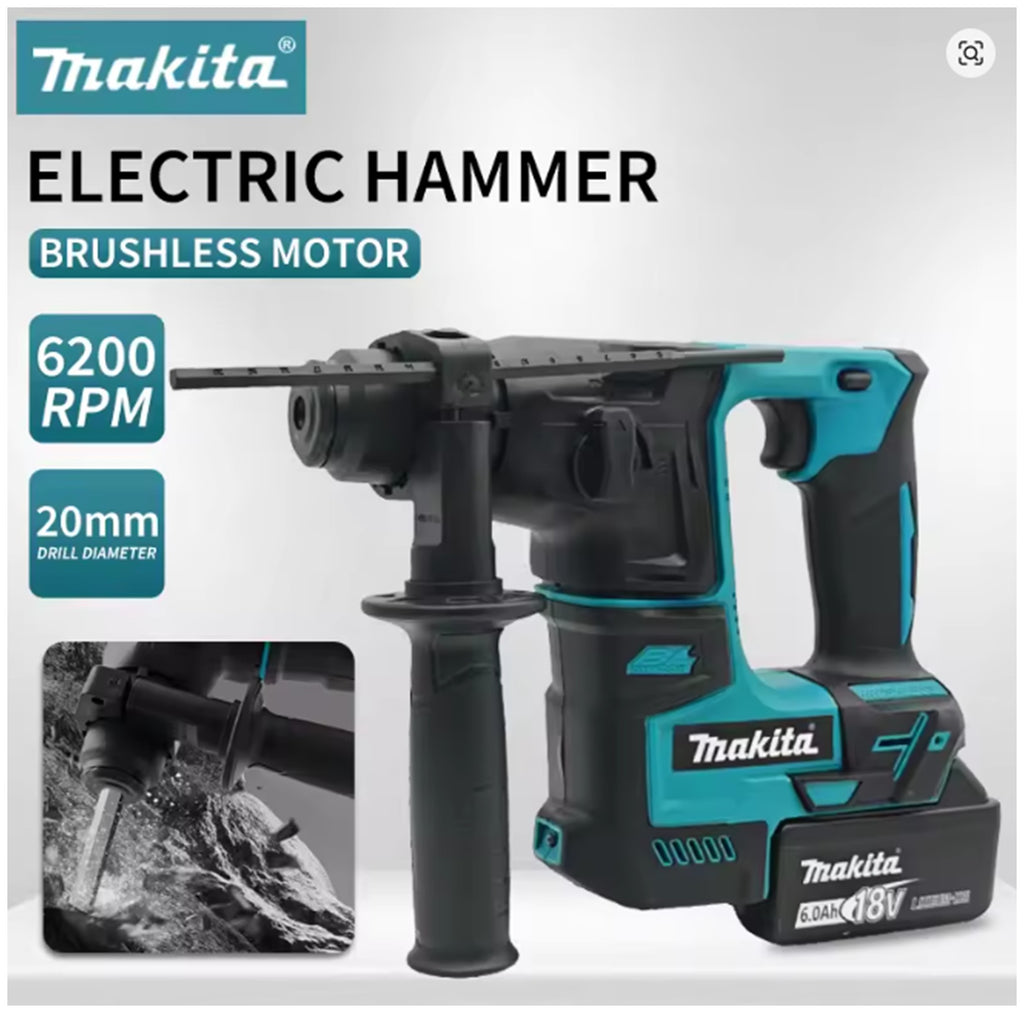 Genuine Makita 26MM SDS Brushless Hammer Cordless Electric Hammer 18V.