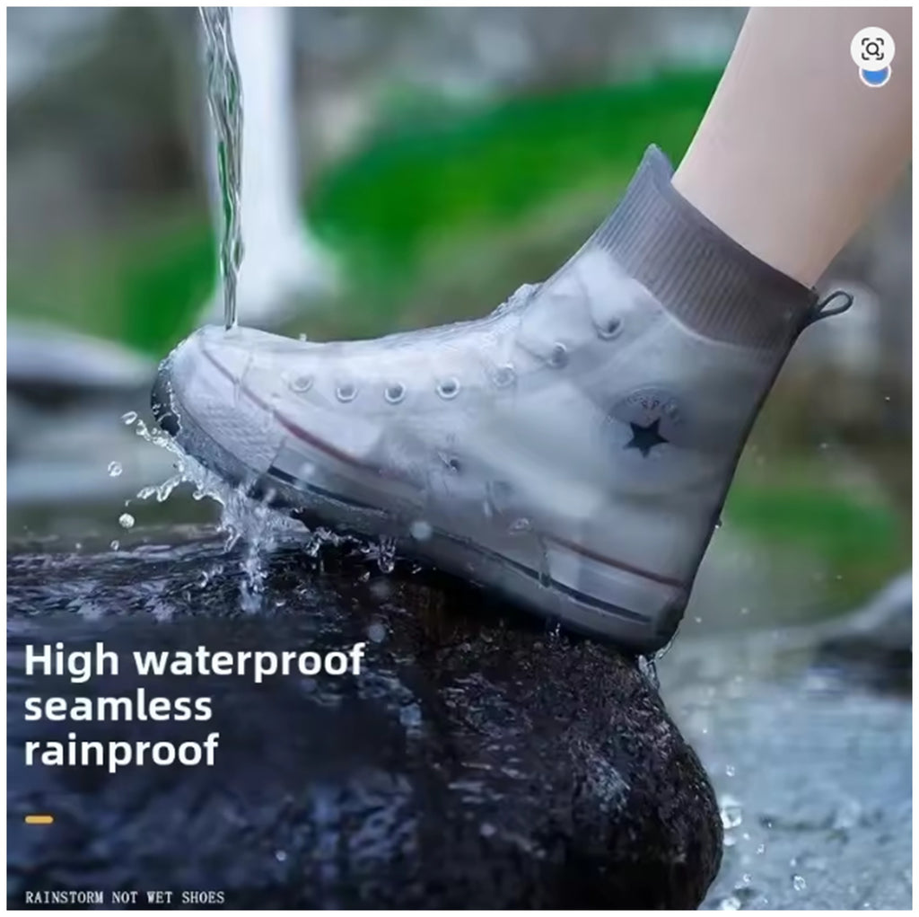 Reusable Walking Shoes Rainy Day Lightweight Thick Wear-resistant Silicone Daily Household Items Rain Shoe Covers.