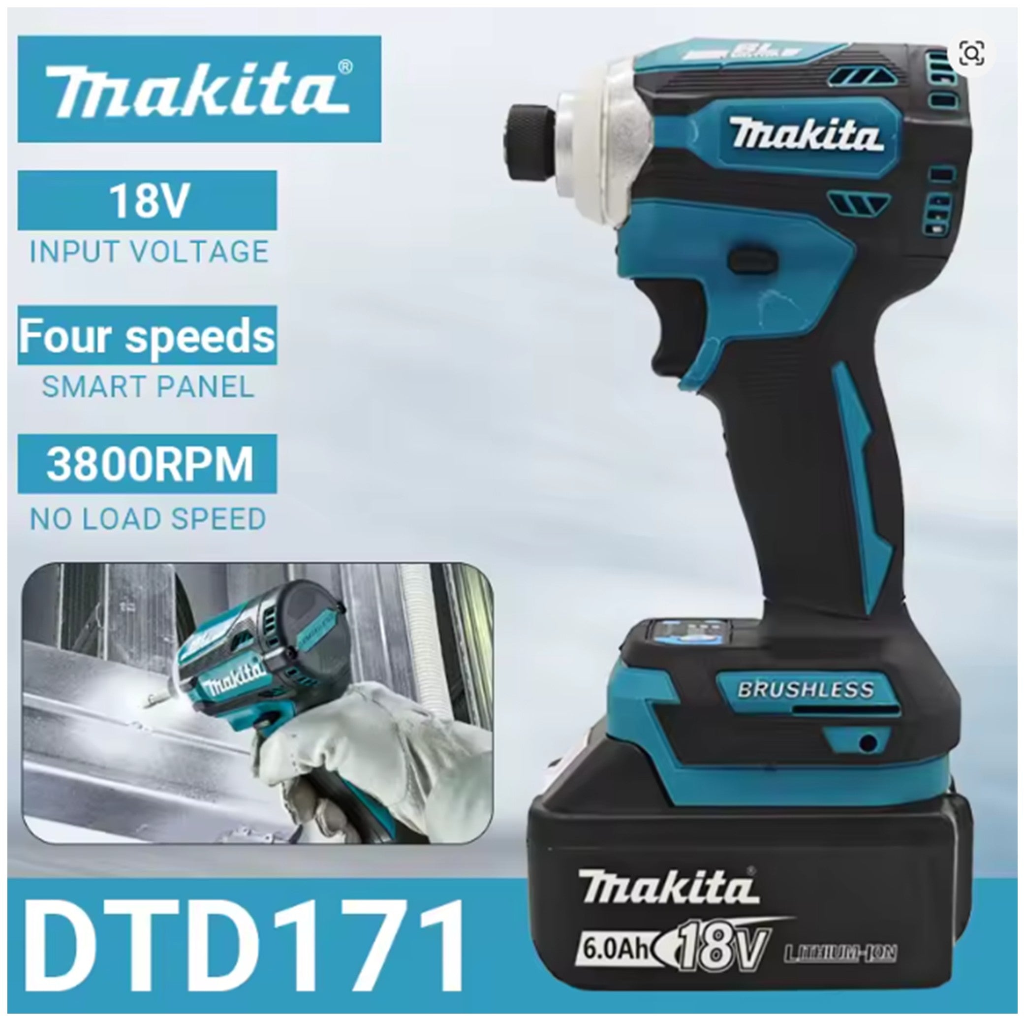 Makita DTD171 18V Brushless Impact Driver