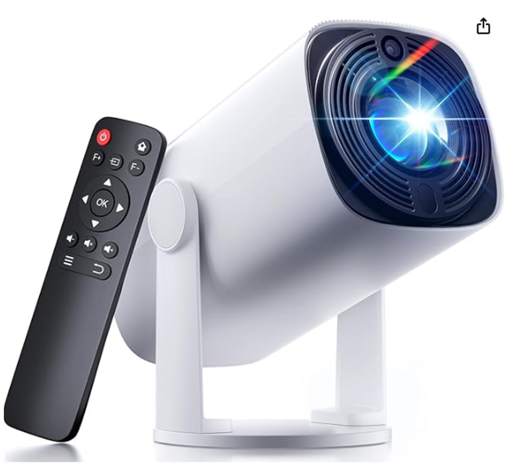 Mini Portable Projector 1080P Support - SOOMFON 720P Native Small TV Projector