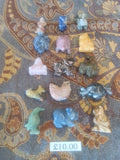 Variety of Mixed Miniature Stone Animals, £10.00 Each