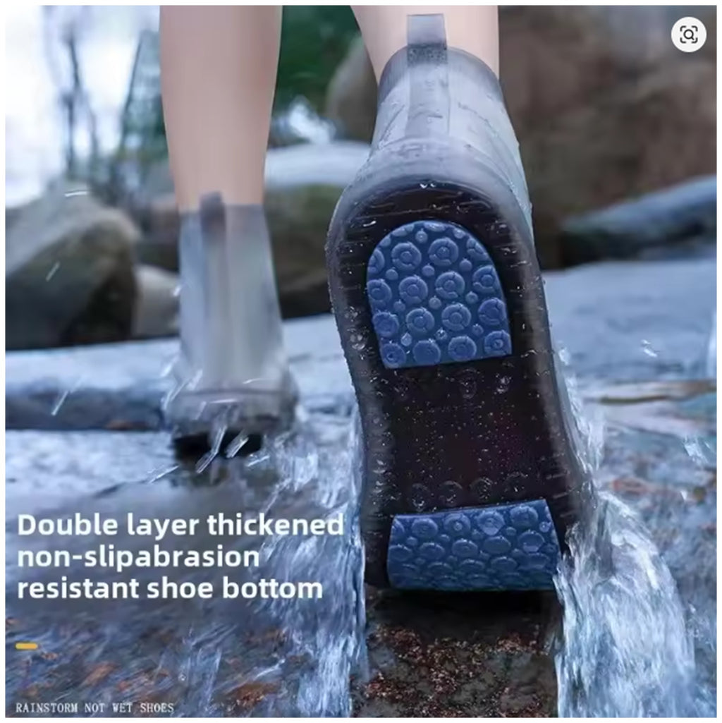 Reusable Walking Shoes Rainy Day Lightweight Thick Wear-resistant Silicone Daily Household Items Rain Shoe Covers.