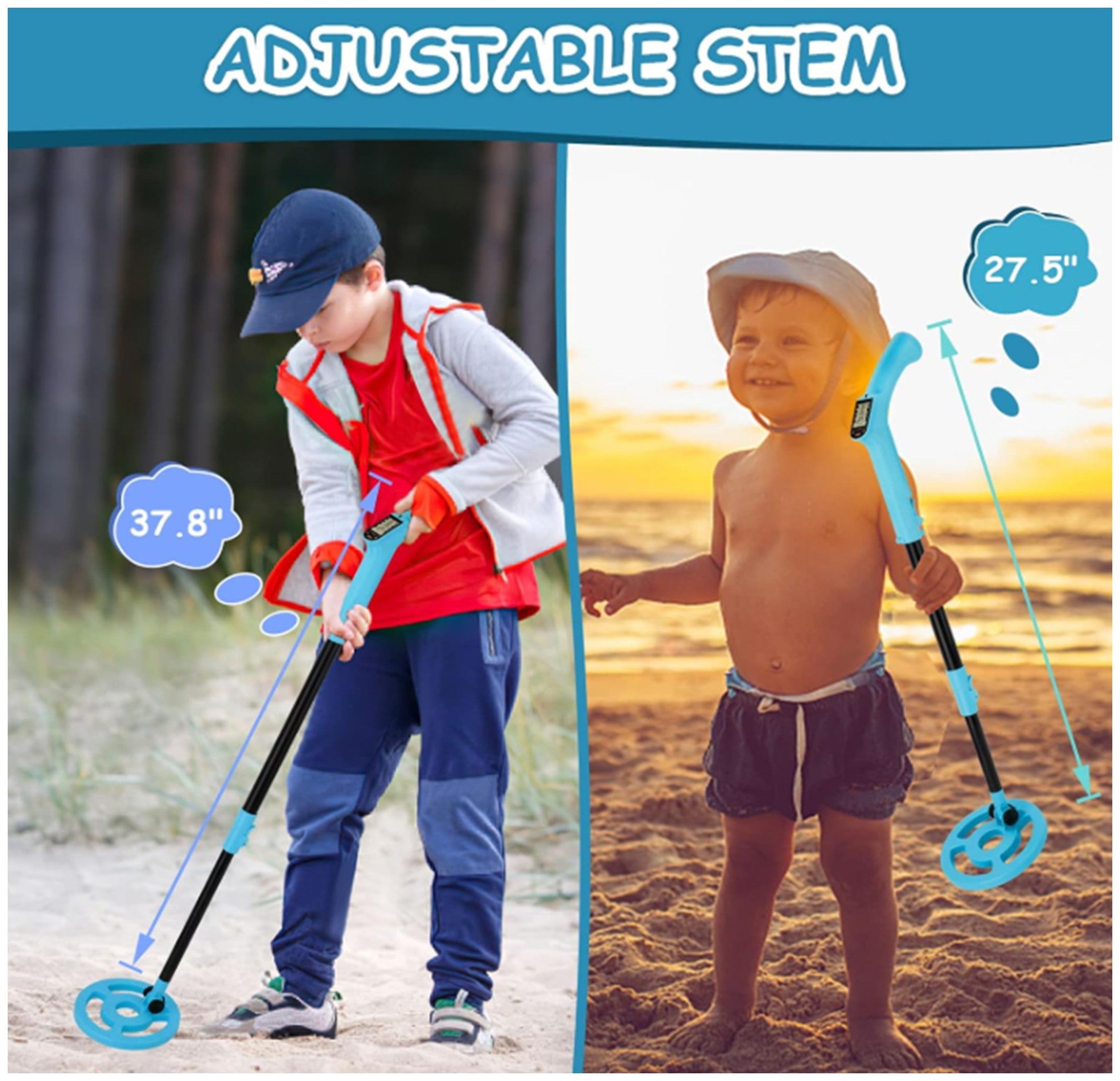 OMMO Metal Detector for Kids