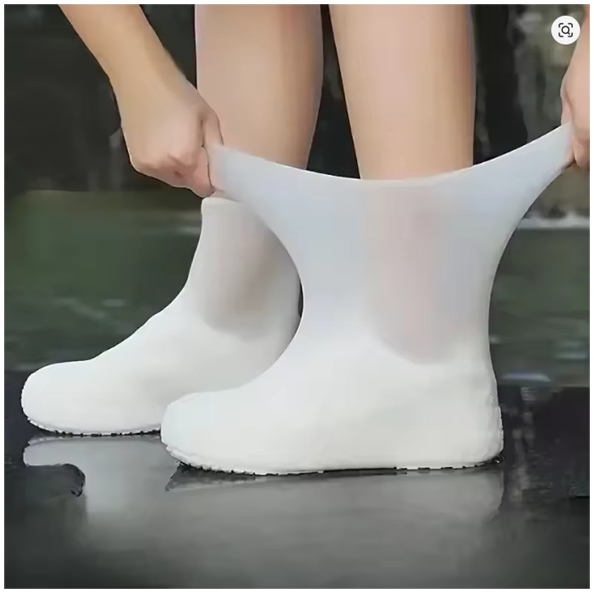 Reusable Walking Shoes Rainy Day Lightweight Thick Wear-resistant Silicone Daily Household Items Rain Shoe Covers.