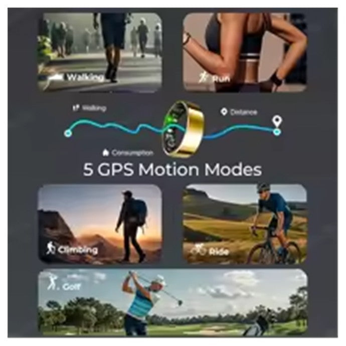 Smart Ring For Xiaomi Men Women Heart Rate Oximetry Health Monitor