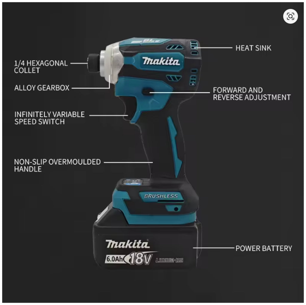 Makita DTD171 18V Brushless Impact Driver