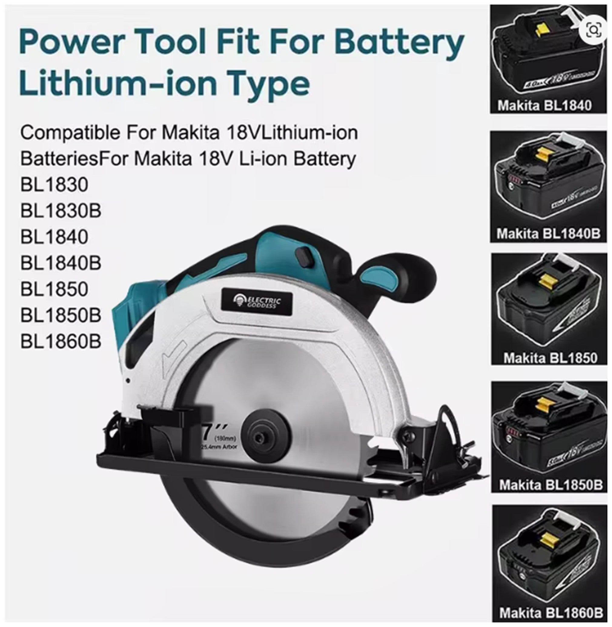 18v Circular Saw, Brushless 5 Inch Electric Circular Saw Cordless