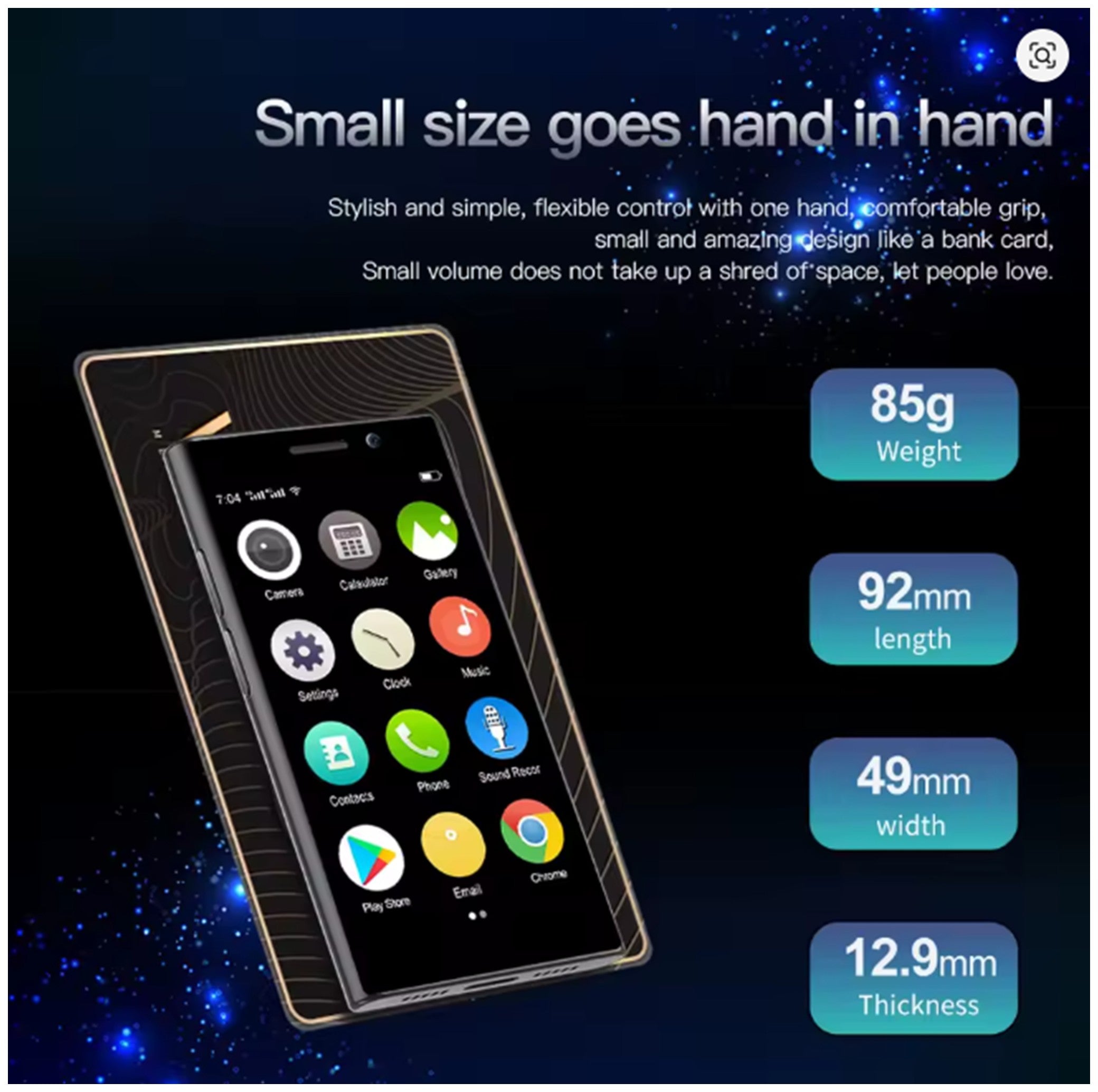 SERVO S24 MINI Android Smartphone 4G Network