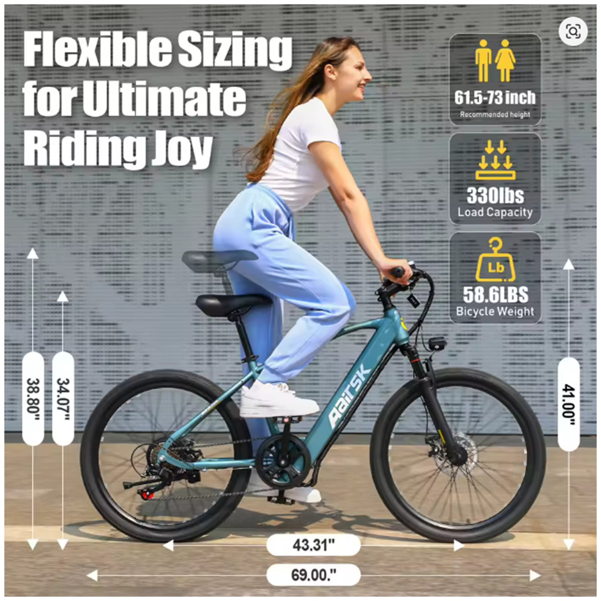 Aairsk GT300 Adult Electric Bike