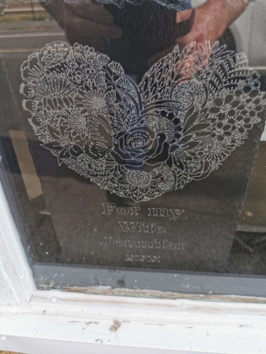 Slate Personalised Plaques, fully customisable to your own design