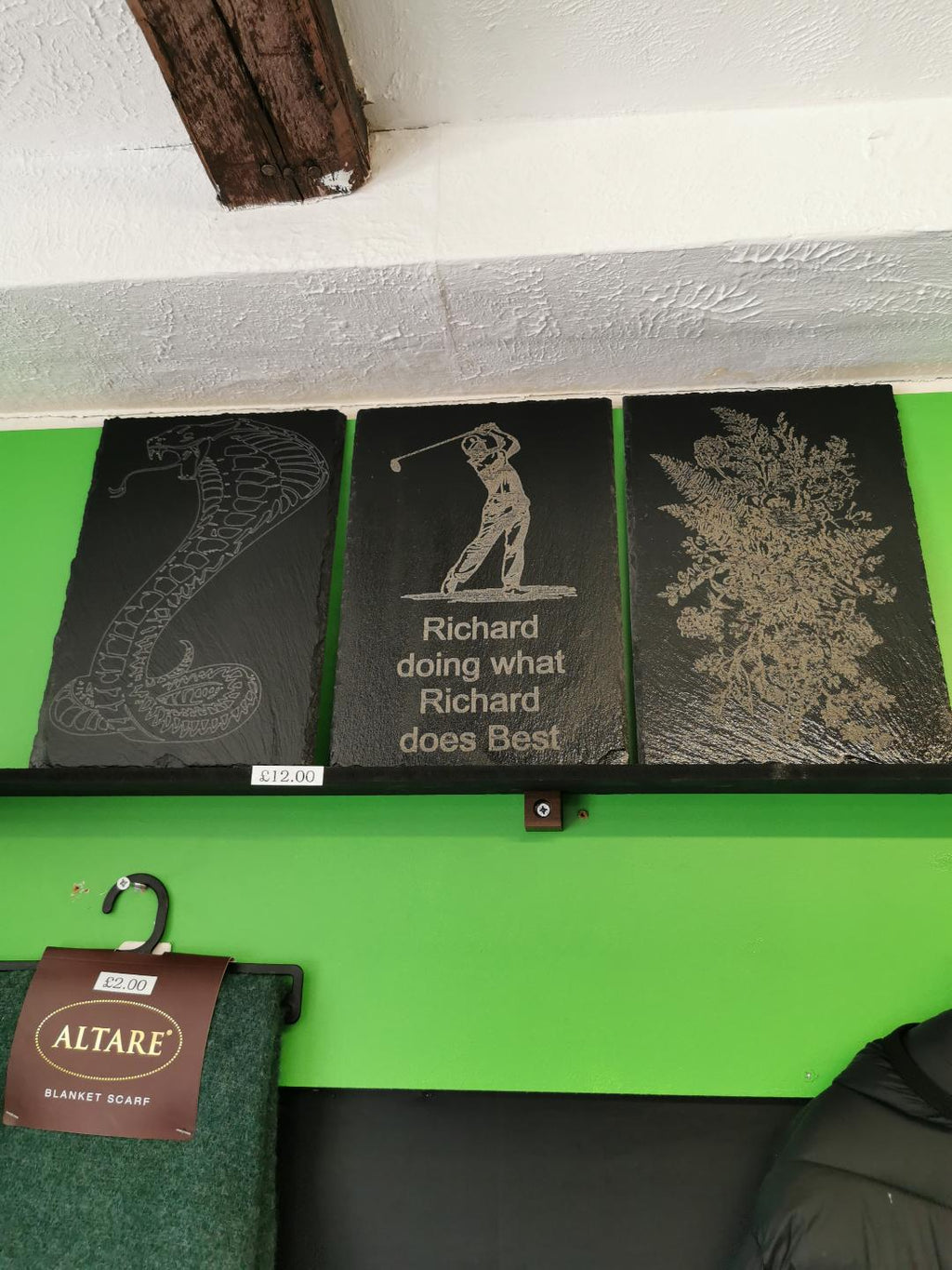 Slate Personalised Plaques, fully customisable to your own design