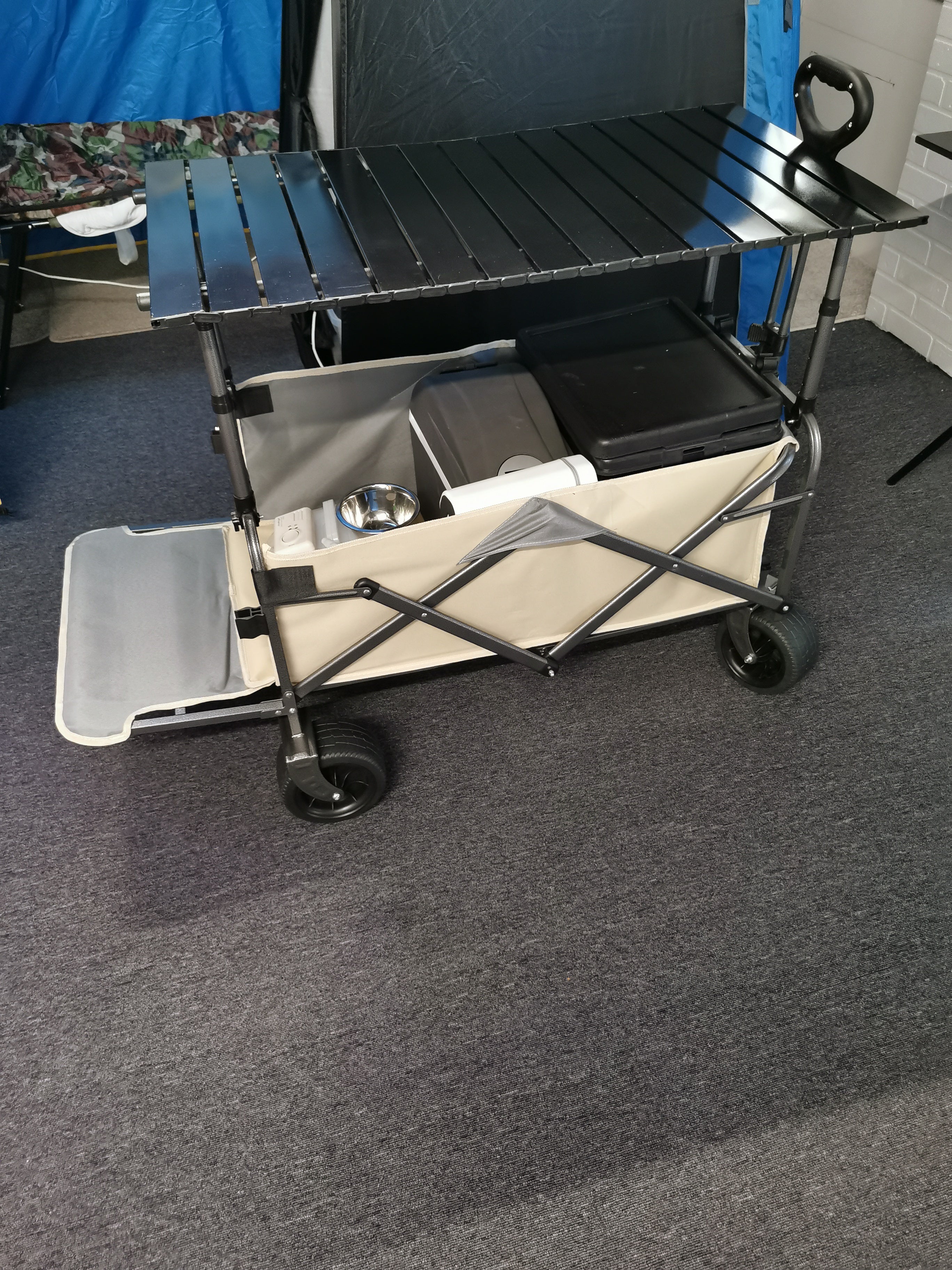 Camping Trolley with Table Board