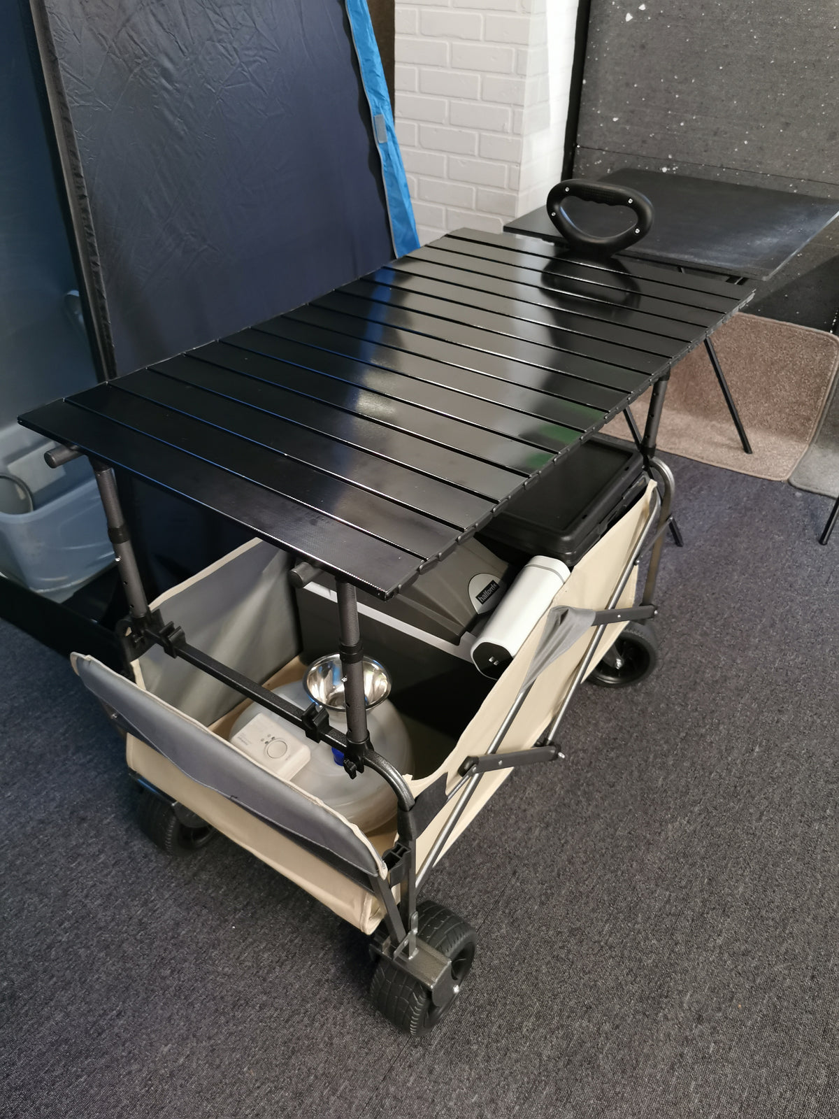 Camping Trolley with Table Board